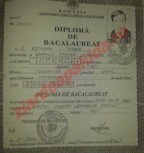 diploma bacalaureat