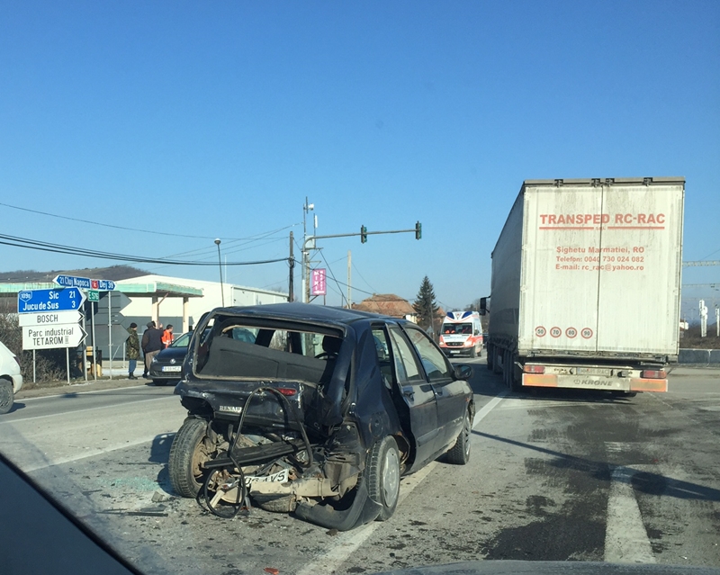 Accident la JUCU! O femeie de 65 de ani a fost rănită