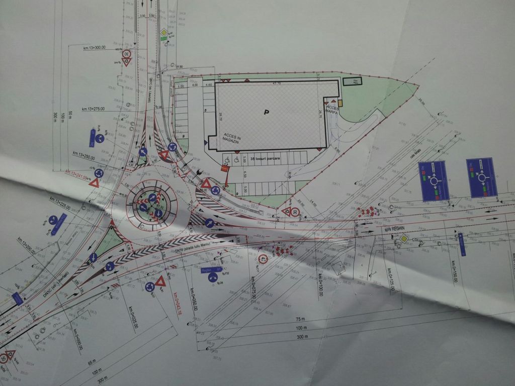 Cum va arăta și unde va fi construit noul sens giratoriu din Apahida
