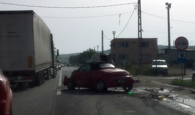 Accident la intrare în Apahida!!!