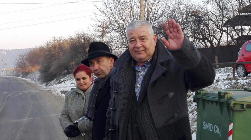 Marius Nicoară, senatorul care a comis un accident, rupt de beat, a făcut campanie electorală la Apahida