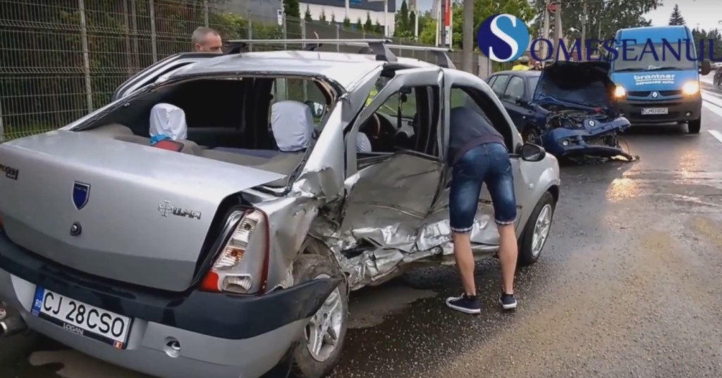 Un bărbat din Apahida a fost rănit grav în urma unui accident de circulație