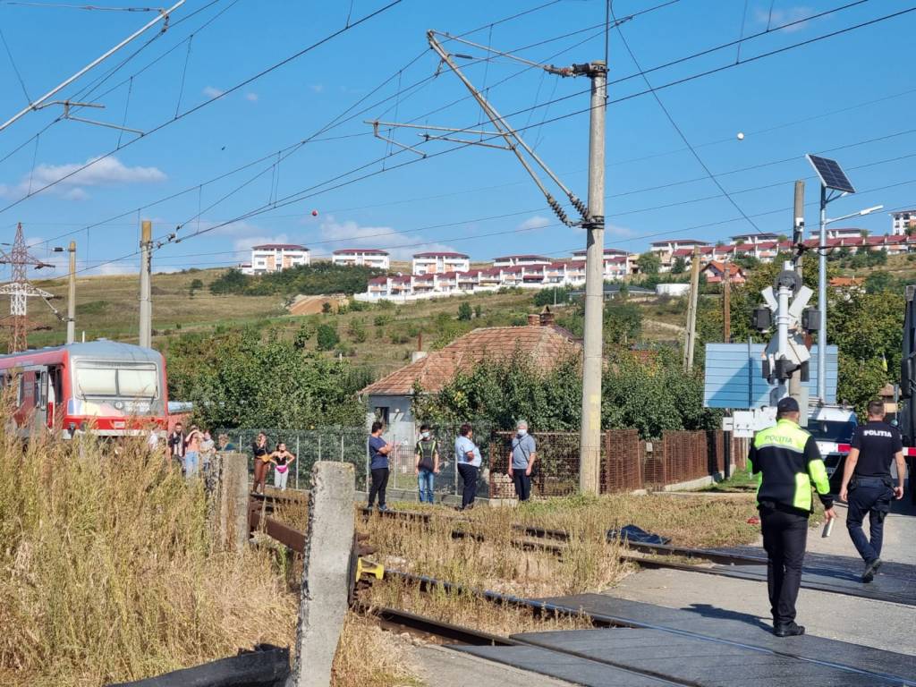 Om lovit de tren la&nbsp;Apahida