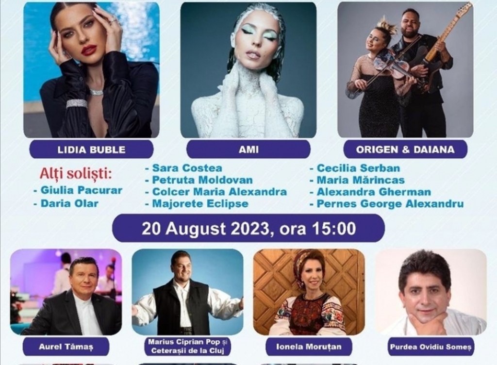 Încep Zilele comunei Apahida. Lidia Buble și alte nume grele pe&nbsp;afiș