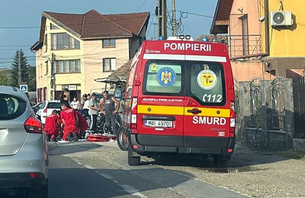 Caz grav la Apahida. A făcut infarct la volan, în centrul comunei